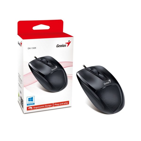 Mouse Genius DX-150X USB Alambrico Negro