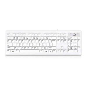 Teclado Genius Slimstar 230 Blanco Alámbrico