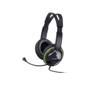 Audífono Diadema Genius HS-400A 2 plug 3.5mm Verde - Negro