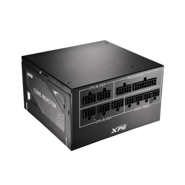 Fuente de poder gamer XPG by ADATA CORE REACTOR  / 750 Watts / Certificada 80 Plus Gold / Modular