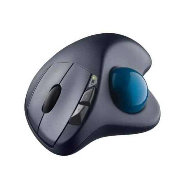 MOUSE M570 TRACKBALL Logitech Inalámbrico Receptor USB Compatible Win-Mac-Unifying Estático Botones Programables Garantía 3Años-NEGRO