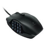 MOUSE G600 MMO Logitech Gaming Alámbrico USB 8000DPI Compatible Win-Mac 20Botones Programables RGB Lightsync G HUB Garantía 3Años-NEGRO