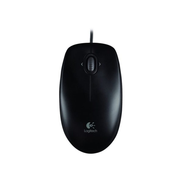 MOUSE M90 Logitech Alámbrico USB  En Caja Compatible Win-Mac Garantía 3Años-NEGRO