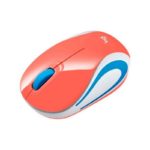 MINI MOUSE M187 Logitech Inalámbrico Receptor USB Compatible Win-Mac Ultra Portable Garantía 3Años-Coral-NARANJA
