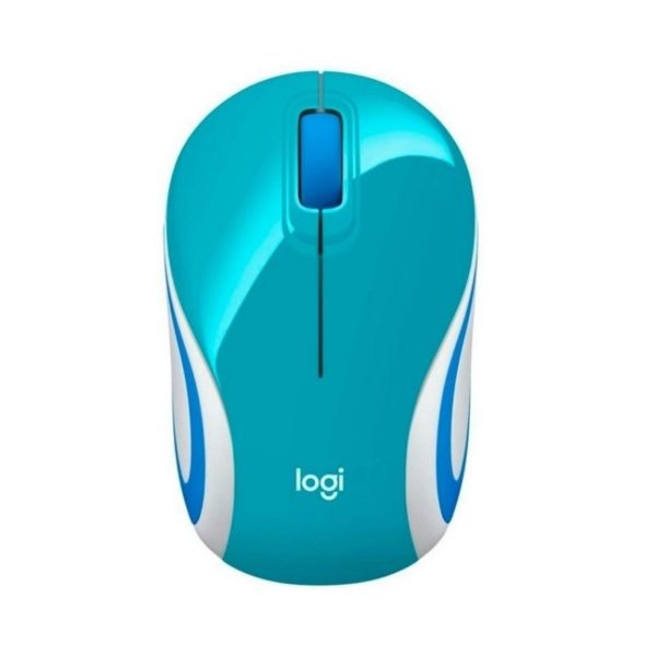 Mini Mouse M187 Logitech Inalámbrico Receptor Usb Verde