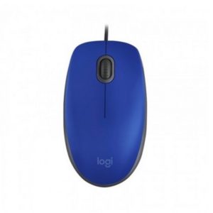 MOUSE M110 Logitech Alámbrico USB En Blíster Compatible Win-Mac Clic Silencioso Garantía 3Años-AZUL
