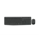 COMBO TECLADO/MOUSE MK235 Logitech Español Inalámbrico Receptor USB Compatible Win Antiderrames Letras No Se Borran Garantía 1Año-GRIS