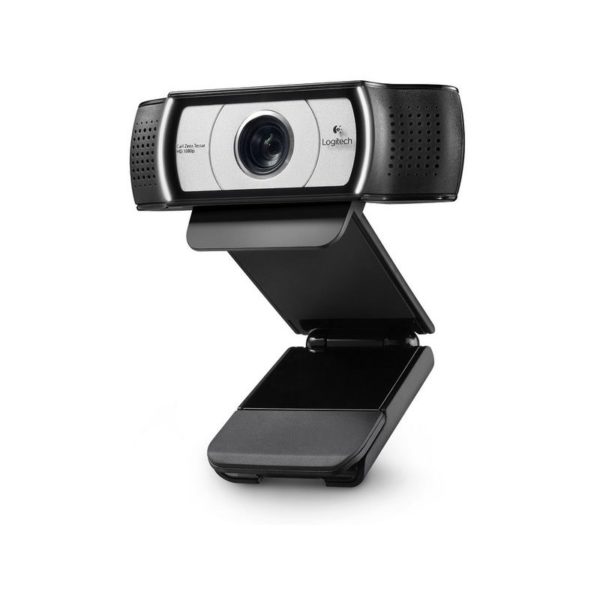 CAMARA WEB C930e BUSINESS Logitech Corporativo USB Full HD 1080 Zoom 4X Compatible Win-Mac Micrófono Autoenfoque Tecnología RightLight Garantía 3Años-NEGRO