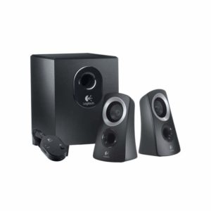 PARLANTE Z313 2.1 Logitech Potencia 25W Subwoofer 15W Plug 3.5mm Compatible PC-Cell-Tablet Sonido Estéreo Nítido Garantía 2Años-NEGRO