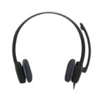 DIADEMA H151 Logitech Plug 3.5MM Compatible PC-Cell-Tablet Estéreo Micrófono Giratorio Cable 1.8Metros y Controles Garantía 1Año-NEGRO
