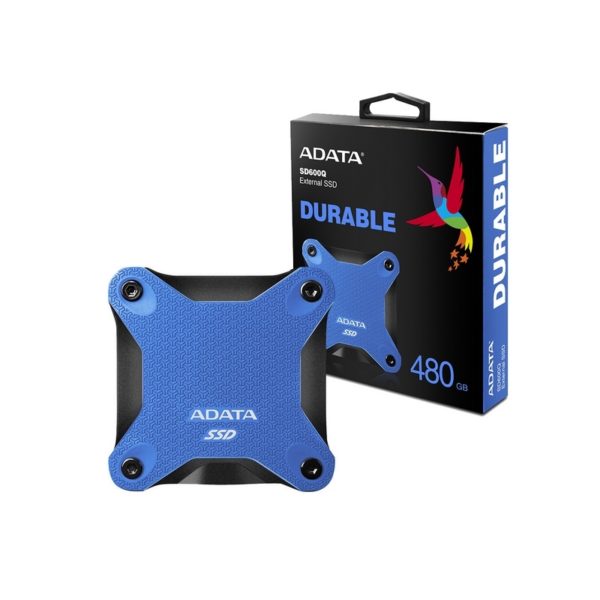 SSD EXTERNO ADATA 480GB ANTIGOLPES SD600 480GB AZUL