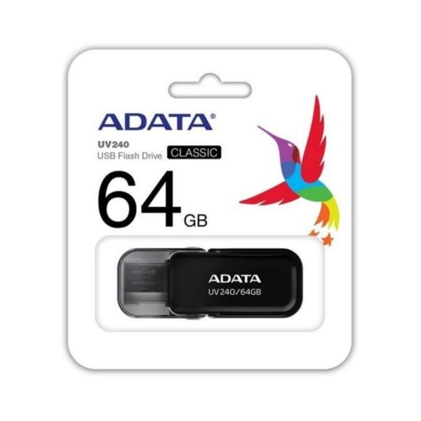 Memoria Adata USB 2.0 UV240 64GB Negra