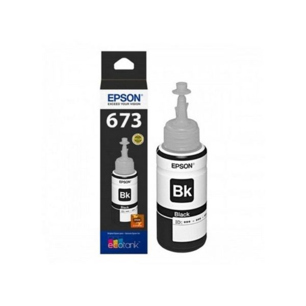 Botella Epson T673120-AL – ECOTANK Black L800/L805  (9900 fotos 10 x 15 cm)