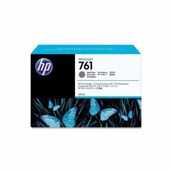 Cartucho de tinta DesignJet HP 761 de 400 ml gris oscuro 