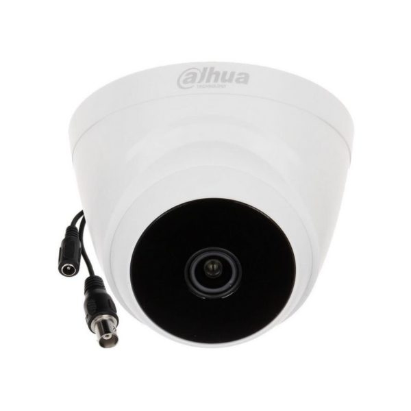 Camara Dahua Domo, 4MP, Lente fijo 3,6mm, 4en1 (CVI/TVI/AHD/CVBS), DWDR, Smart IR20m, IP67, 12VDC.