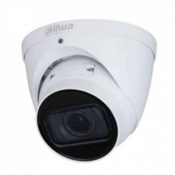 Camara Dahua Domo IP, 4MP, Lente Motorizado 2,7mm-13,5mm, H264/H265, WDR, IR40m, Tarjeta SD maximo 256GB, IP67, 12VDC / POE.