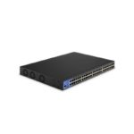 Switch Linksys  LGS352MPC Gigabit PoE + administrado de 48 puertos Gigabit + 4  10G SFP  740 W, 512 MB, 256 VLAN activas (rango de 4096) ,Garantía de 5 años
