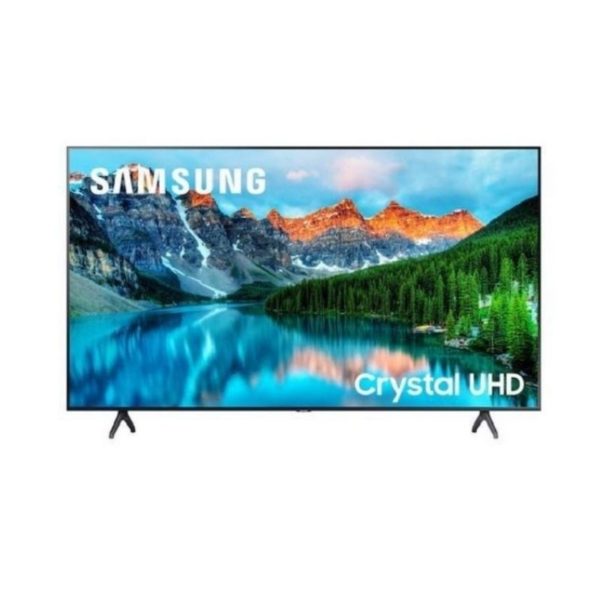 Televisor Pro Samsung BE50T-H,Televisor + Monitor Industrial,Tamaño 50”resolución 3840×2160 , Brillo 250 nit, Contraste: 4700:1, Características: uso 16 horas/día, altavoces 2,Conectividad VIDEO: HDMI x2, USB: USB x 1; RF: 1 Terrestre / 1 Cable / 0 Satélite, RJ45, salida AUDIO: óptico, Wi-Fi 5, compatible con Bluetooth,Garantía:  3 años