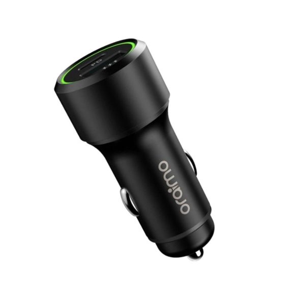 4895180750441 – Cargador de Carro Oraimo Bullet PD Negro 36W