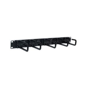 Administrador de cables horizontal de 1U SmartRack - tipo de anillo flexible
