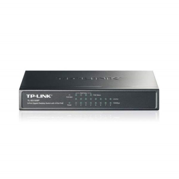 Switch TP-LINK NO administralbe  de 8 Puertos Gigabit con 4 Puertos PoE