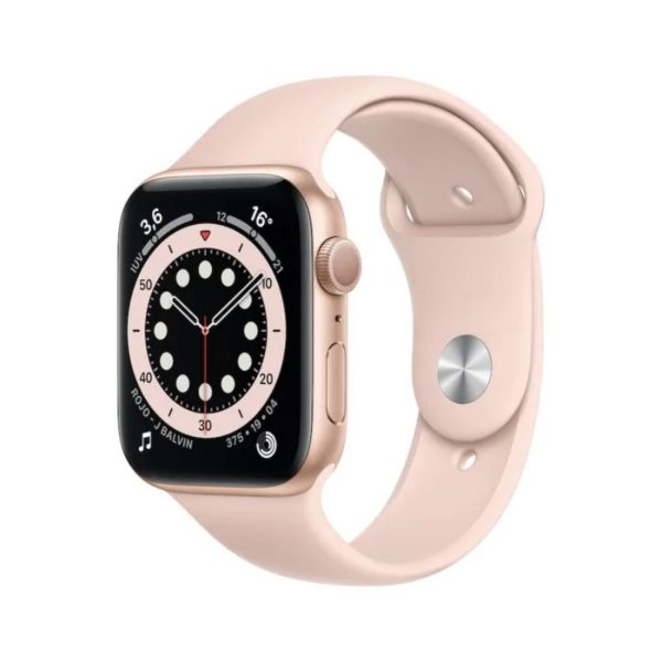 Apple Watch Series 6 GPS, 44mm Gold Aluminium Case with Pink Sand Sport Band