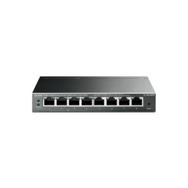 Switch TPLINK Easy Smart de 8 puertos Gigabit con 4 puertos PoE