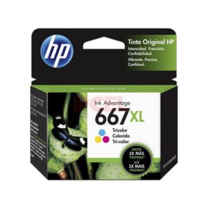 CARTUCHO HP TRICOLOR 667XL HP DESKJET INK ADVANTAGE 1216,1275,2335,2374,4175 330 pag