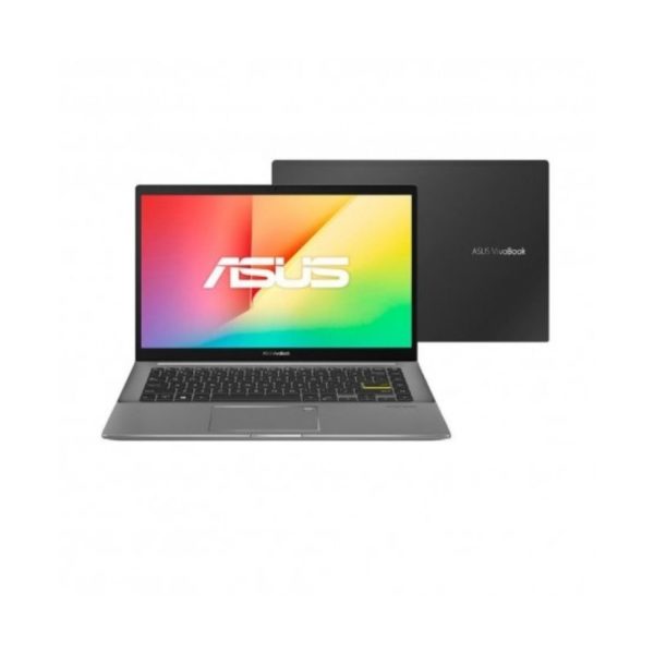 Portátil ASUS Vivobook M433IA-EB954TS AMD Ryzen™ 5 R5-4500U Processor 2.1 GHz , 14 FHD, 8GB, 512 SSD,SO Windows 10 , Sin Unidad Óptica, Resolute Red –  Backpack –  Mouse – Office