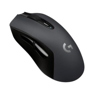 MOUSE G603 LIGHTSPEED Logitech Gaming Inalámbrico Receptor USB 12000DPI Compatible Win-Mac Sensor HERO16K 6Botones Programables RGB Lightsybc Garantía 2Años-NEGRO