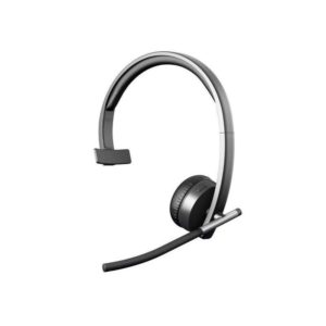 DIADEMA H820e MONO Logitech Corporativo Monoaural Inalámbrico Receptor USB Compatible Win-Mac Micrófono Suspensión Ruido Controles Integrados Alcance 100Metros Garantía 2Años-NEGRO