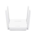 Router Mercusys inalámbrico de banda dual AC1200, 867Mbps a 5GHz + 300Mbps a 2.4GHz, 1 10 / 100M WAN + 2 10 / 100M LAN, 4 antenas fijas