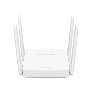 Router Mercusys inalámbrico de banda dual AC1200, 867Mbps a 5GHz + 300Mbps a 2.4GHz, 1 10 / 100M WAN + 2 10 / 100M LAN, 4 antenas fijas