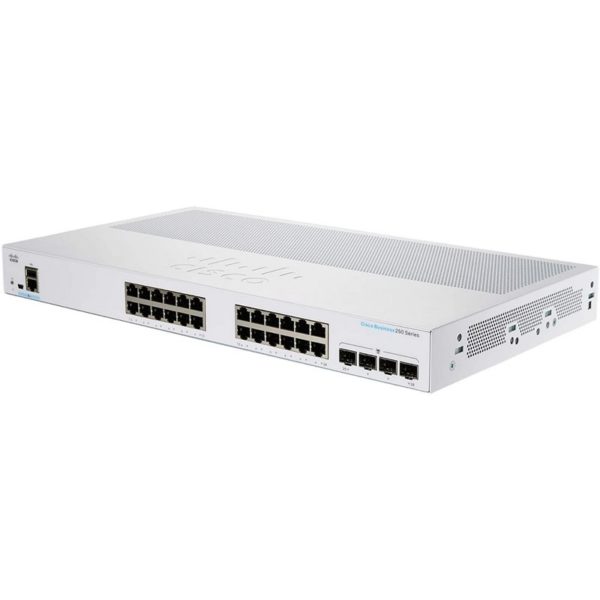 Switches Cisco CBS250 Smart 24-port GE – Blanco