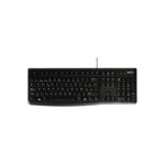 Teclado Logitech K120 QWERTY español color negro