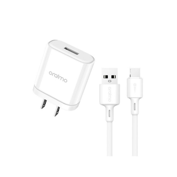 Cargador de Pared, puerto USB-A incluido cable