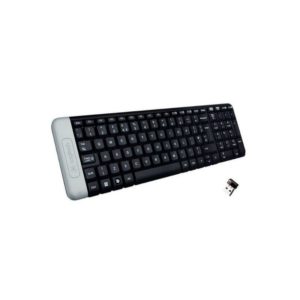 TECLADO K230 Logitech Español Inalámbrico Receptor USB Compatible Win-Unifying Antiderrames Teclas Silenciosas Letras No Se Borran Garantía 3Años-NEGRO