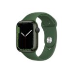 Apple Watch Series 7 (GPS) - Caja de aluminio en verde de 45 mm - Correa deportiva verde trébol