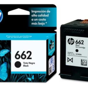 CARTUCHO HP NEGRO  662 HP Deskjet Ink Advantage 2515 3515 120 PAG