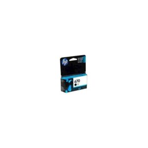 CARTUCHO HP NEGRO  670 HP Deskjet Ink Advantage 3525 4615 4625 5525 250 PAG
