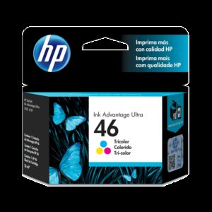 CARTUCHO HP TRICOLOR 46 HP DESKJET ULTRA INK ADVANTAGE 2529, 4729 750 pag,