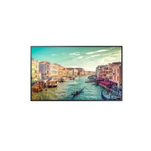 Samsung Monitor Industria QM50R Tamaño: 50", Resolución 3840X2160 (16:9) 4K UHD, Brillo 500nit,Certificación contra polvo IP5X,Contraste: 4000:1,Diseño Simétrico, bordes delgados y  parte trasera plana para instalación fácil y limpia,Características: uso 24 horas/día, Panel Antirreflectivo, Sensor IR Central (Tras el panel), altavoces 10Wx2 , Repro