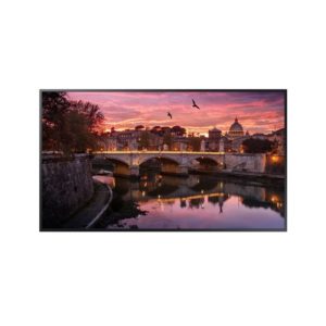 Samsung Monitor Industria QB50R-B, Tamaño 50",Resolución 3840X2160 4K UHD, Brillo 350nit, Contraste: 4000:1  ¤ Certificación contra polvo IP5X,  Características: uso 16 horas/día, altavoces 10Wx2., Web Browser, WiFi, 8GB almacenamiento,Entradas:HDMI 2.0 (2),HDCP 2.2,USB 2.0x2,Garantia 3 años.