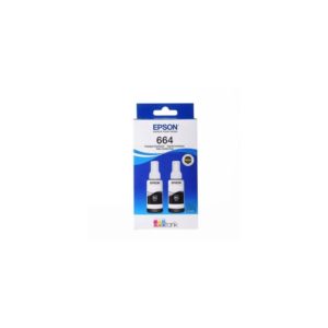 Botella Epson T664120-2P - Multipack 2 botellas Negras IMPRESORA EPSON L200/210/350/355/555 (4.500 paginas)