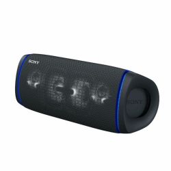 Parlante portátil EXTRA BASS™ XB43 con BLUETOOTH®  combina graves profundos y potentes con voces claras para ese característico sonido festivalero, y luces parpadeantes que conseguirán animar cualquier fiesta.