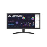 Monitor Ultrawide IPS  25.7 Resolucion 2560 x 1080   Tasa de Refresco 75 Hz Tiempo de respuesta 1ms Puertos HDMI-DisplayPort
