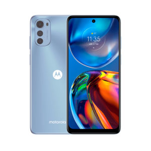 Celular Motorola e32 azul, sistema operativo Android 11, memoria de 64GB expandible hasta 1 TB y 4GB RAM