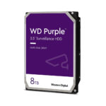 Disco Duro Western Digital PURPLE 8TB 7200RPM SATA 6Gbs Cache 256 MB 3,5in videovigilancia trabajo 24/7