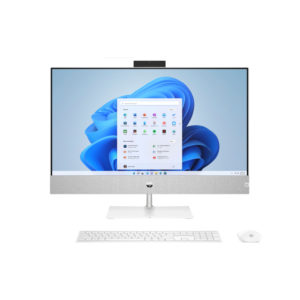 HP AIO Pavilion / Contino 27 / NT / Ryzen 5 5500U / 16GB / 512GB / Win11 / Keyb+M Wireless / White