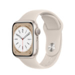 Apple Watch Series 8 (GPS) - Caja de aluminio en blanco estrella de 41 mm